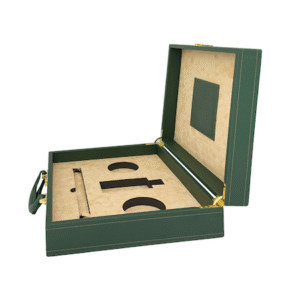 Leather Suitcase Gift Box, Premium Vintage-Style Gifting Box with Handle