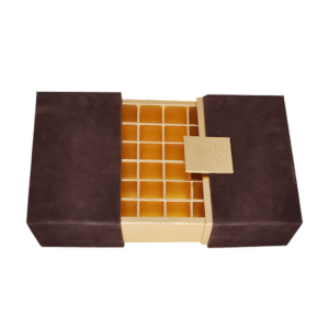 Velvet Slide-Out Divider Box – Luxury Chocolate Gift Box with Compartments