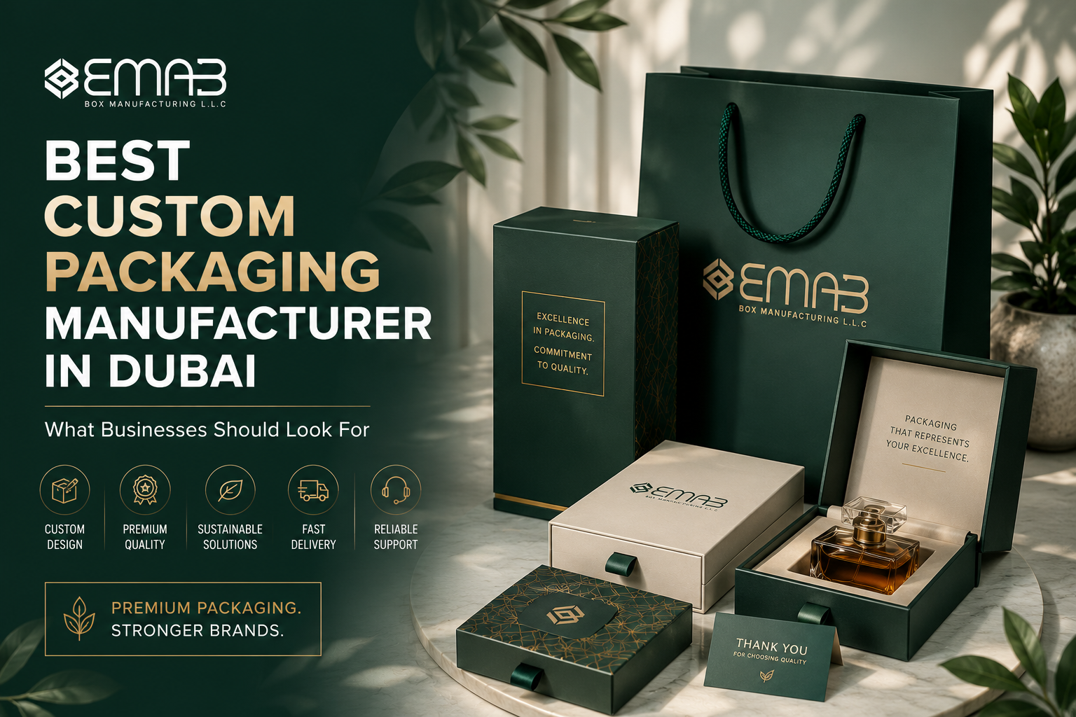 Best Custom Packaging Manufacturer in Dubai: What Businesses Should Look For