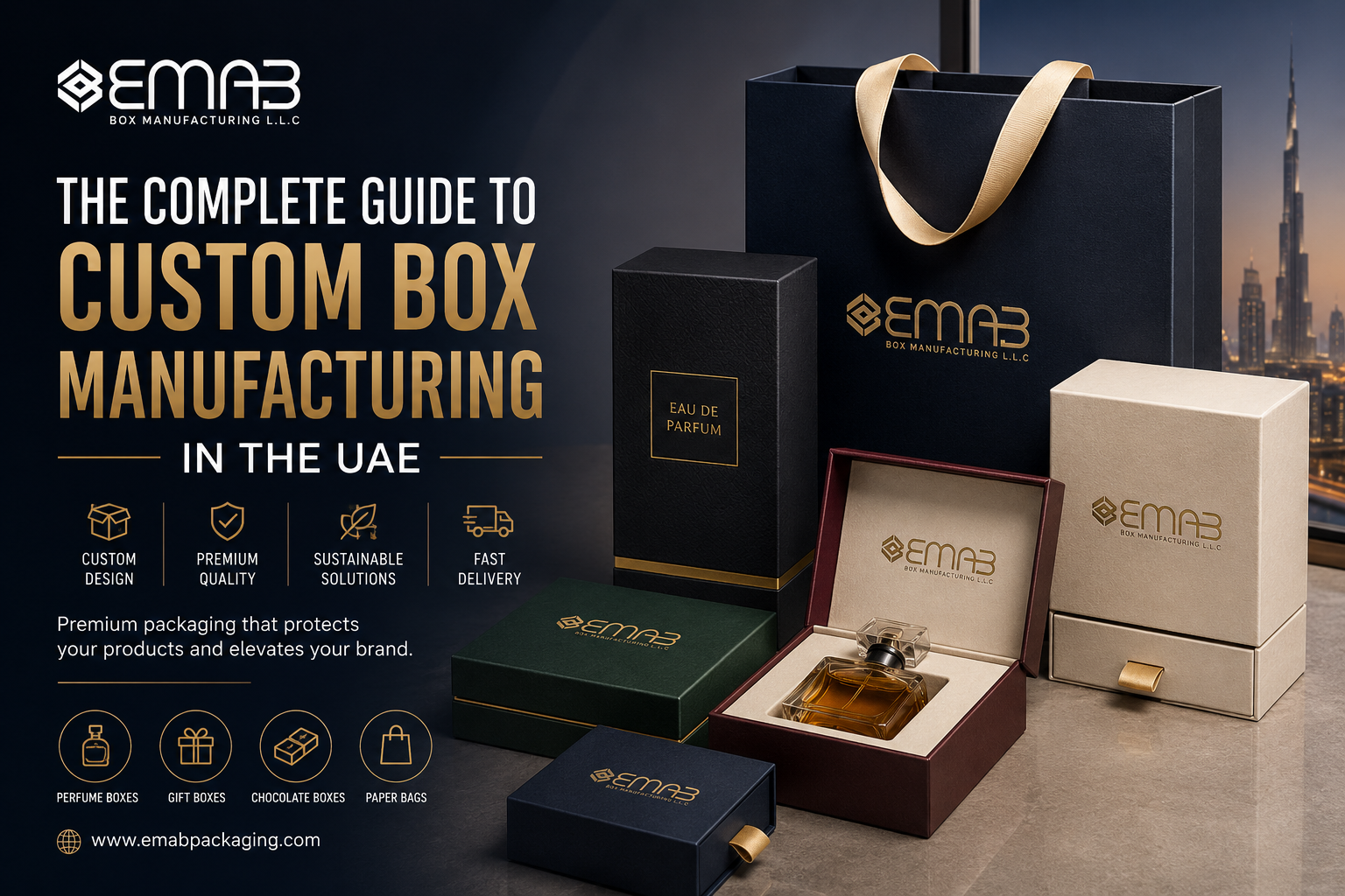 The Complete Guide to Custom Box Manufacturing in the UAE - Emab Packaging UAE